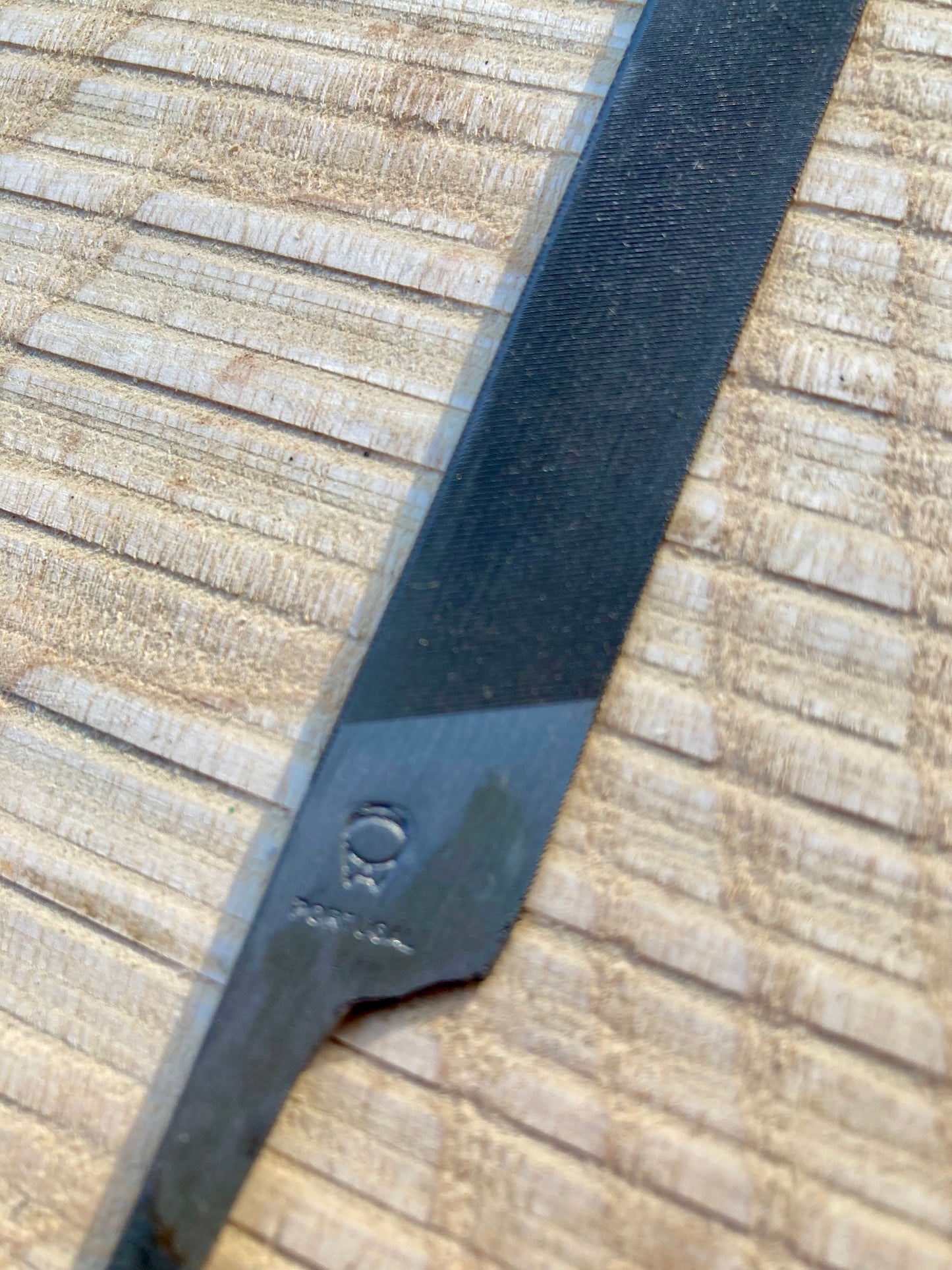 6 inch 'Crosscut' or 'Great American' file