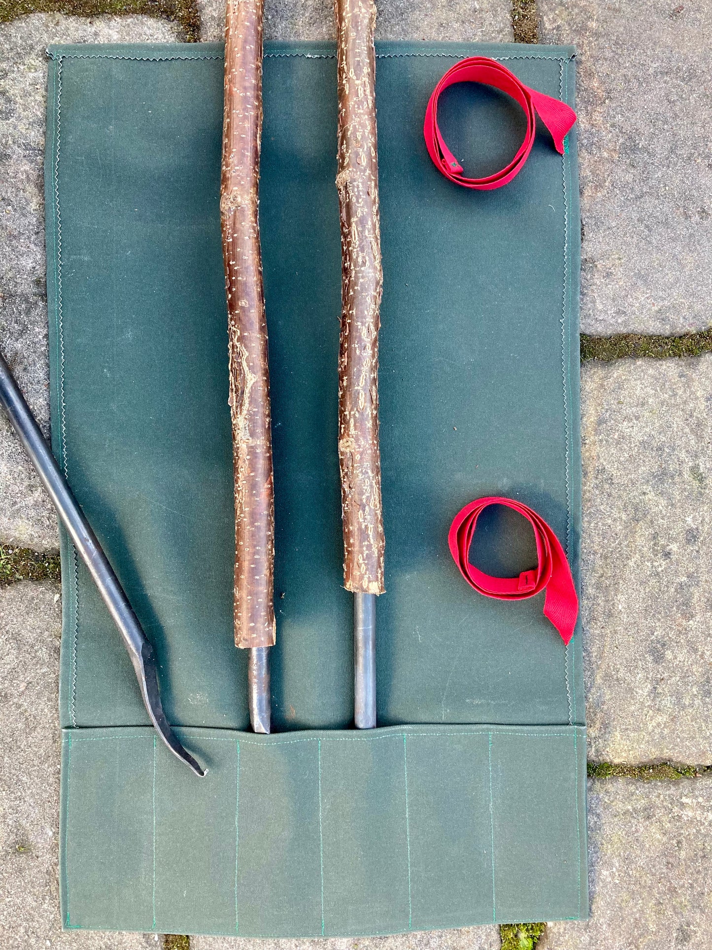 Canvas Tool Roll - for Bowl Turning Hooks