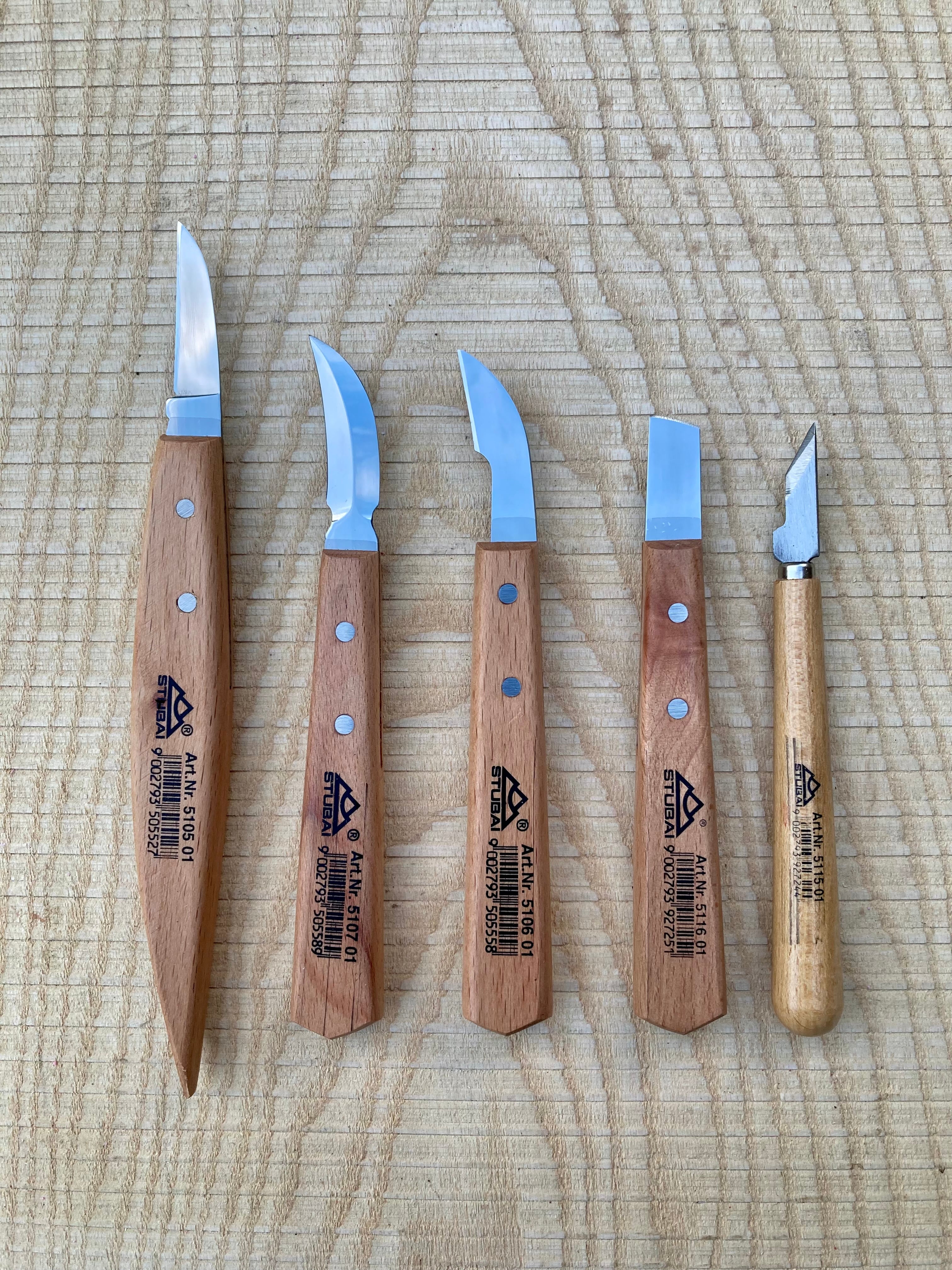 Stubai 521805 Type 18 Wood Carving Chisel With Wooden